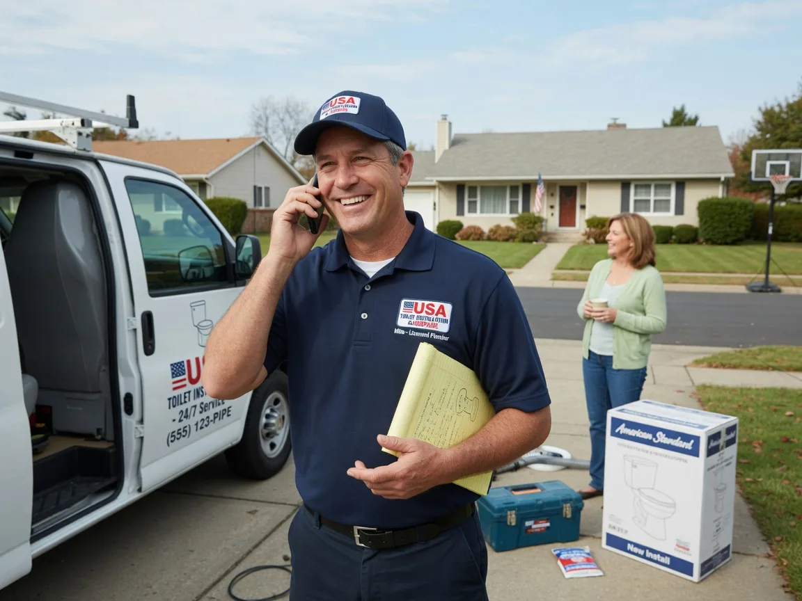Toilet Installation Wolcottville, IN FAQs